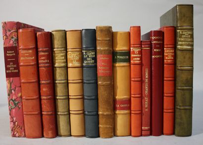 [AUVERGNE LITTERATURE]. 13 volumes reliés.
Margerit,...