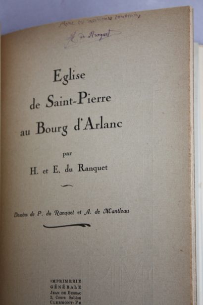 AUVERGNE VARIA. Recueil factice de diverses...