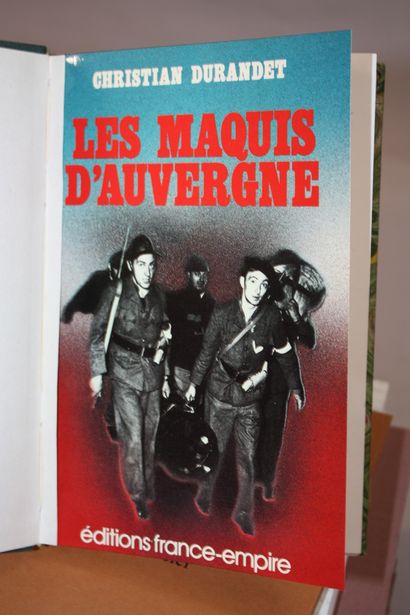 [AUVERGNE]. 13 volumes reliés : 
Manry, Clermont-Ferrand....