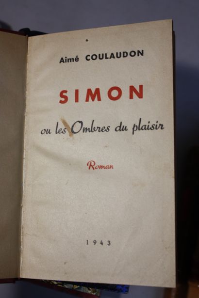 [AUVERGNE LITTERATURE]. 13 volumes reliés.
Margerit,...