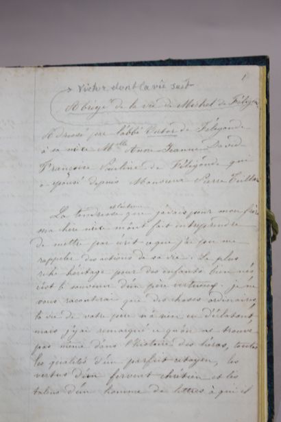 [PELLISSIER DE FELIGONDE]. 