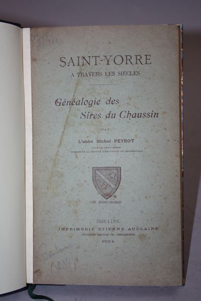 PEYNOT (Abbé Michel). Feudal Vichy and the...
