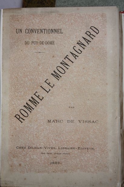 [AUVERGNE REVOLUTION]. 
MOUILLARD (Bernard)....