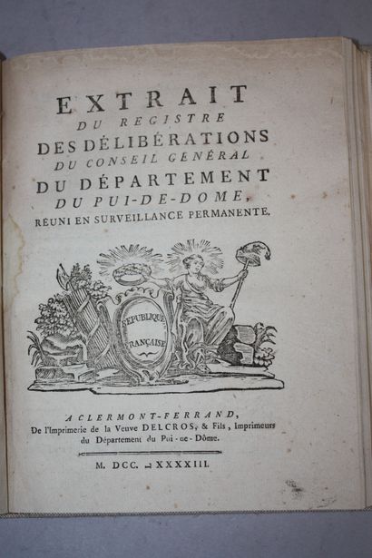 [SAINT-PIERRE-ROCHE]. DOCUMENTS ADMINISTRATIFS....