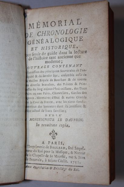 Almanach royal, année 1782 ; P., D'Houry,...