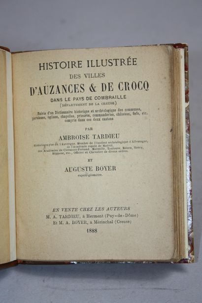 TARDIEU (A.) BOYER (A.) Illustrated history...