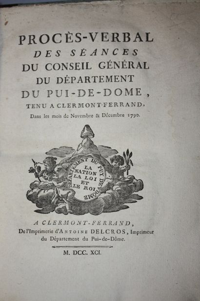 ADMINISTRATION DE LA PROVINCE D'AUVERGNE...