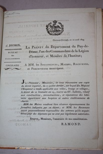[SAINT-PIERRE-ROCHE]. DOCUMENTS ADMINISTRATIFS....