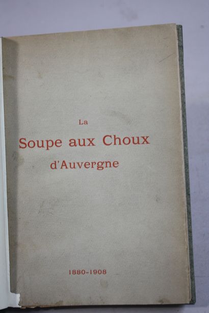 LA SOUPE AUX CHOUX D’AUVERGNE. Union artistique...