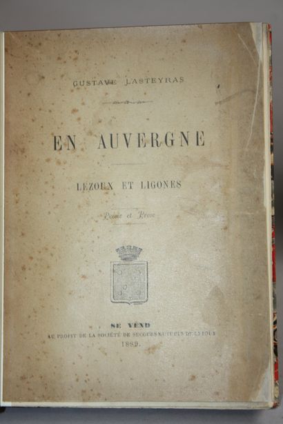 AUVERGNE. 3 Village monographs:
LASTEYRAS...