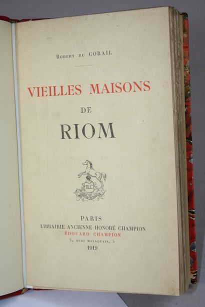 [RIOM].
POITRINEAU (Abel). Mémoire sur l'état...