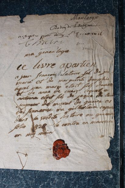 JUSTEL Ch.). Histoire généalogique de la...
