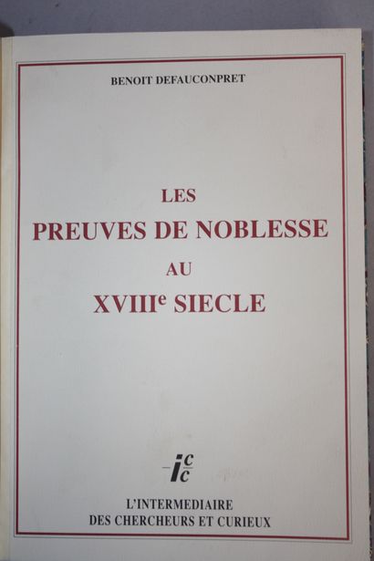 VARIA NOBLESSE. Recueils factices de publications...