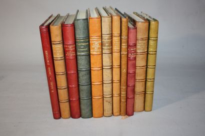 [AUVERGNE GENERALITES]. 11 volumes in-8,...
