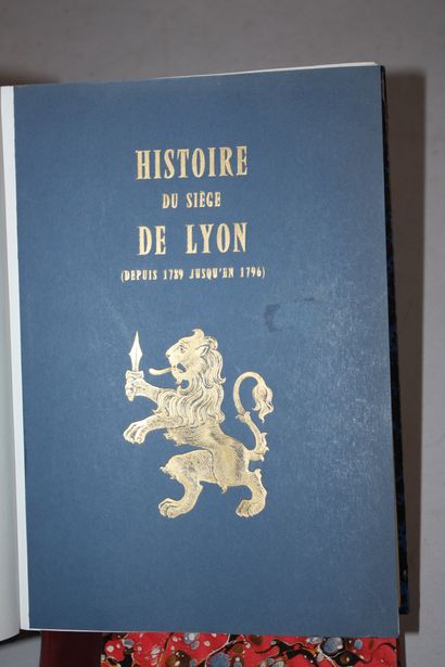 [LYON]. 
BEYSSAC (Jean). Notes pour servir...