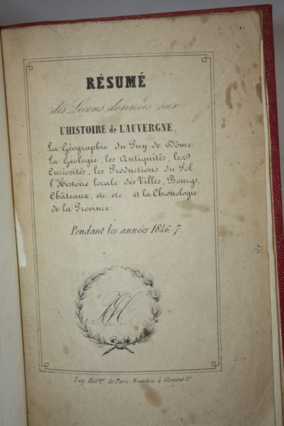 GOMOT (H.). Biographie de Francisque Mandet.
Paris,...