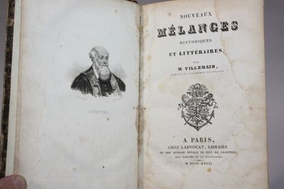 VILLEMAIN (Abel François). Nouveaux mélanges...