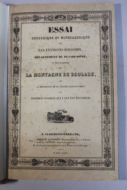 DEVEZE DE CHABRIOL (Jean-Sébastien) - BOUILLET...