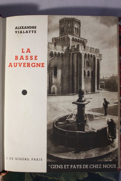[AUVERGNE GENERALITES]. 11 volumes in-8,...