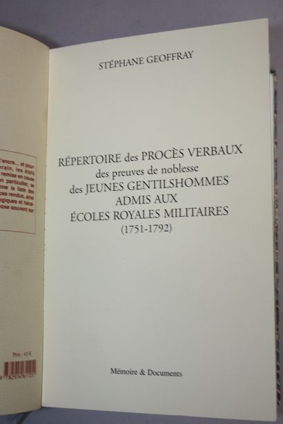 VARIA NOBLESSE. Recueils factices de publications...