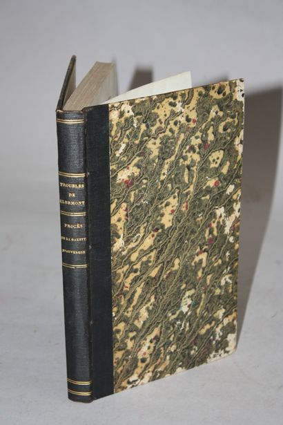 [TRIAL OF THE GAZETTE D'AUVERGNE]. 
Compte-rendu...