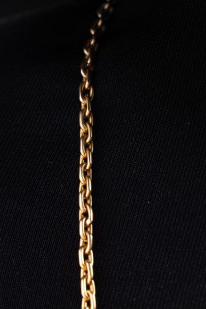 Long necklace in yellow gold (750 thousandths)....