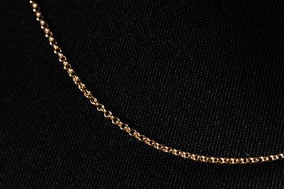 Yellow gold (750 thousandths) jaseron chain....