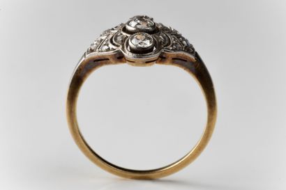 Early 20th-century yellow gold (750 thousandths)...