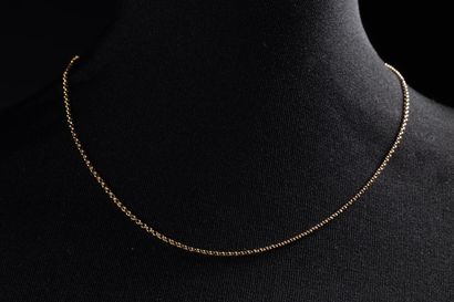 Yellow gold (750 thousandths) jaseron chain....