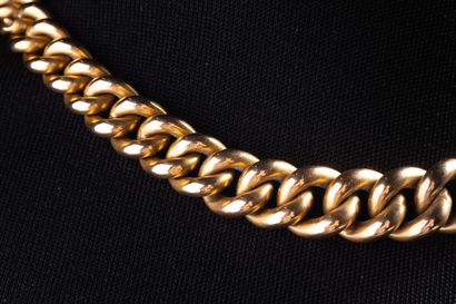Drop necklace in yellow gold (750 thousandths)....