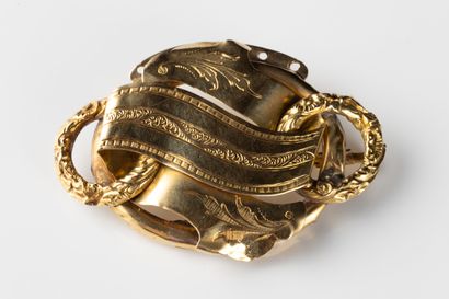 Accidental brooch with deformations (old...
