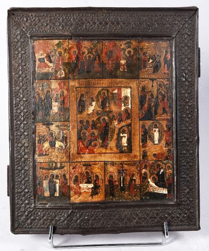 RUSSIA - late 19th - early 20th century 
Icon,...