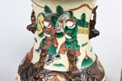 CHINA, late 19th century 
Pair of Nanking...