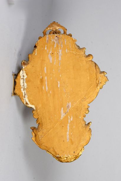 Plaque de lumière de style Louis XV en bois...