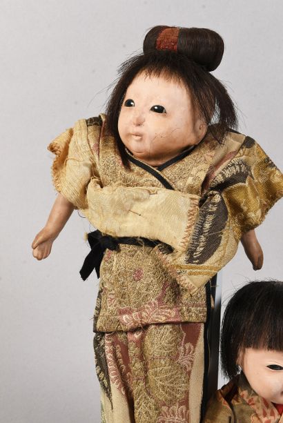 JAPAN - 20th century
Two articulated children's...