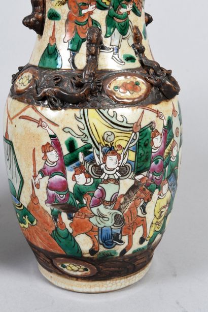CHINA, late 19th century 
Pair of Nanking...