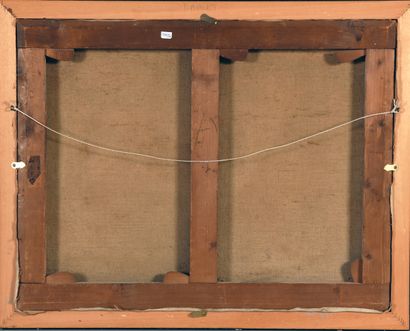 BERTHON André Les lavandières, Hst sbg, dated...