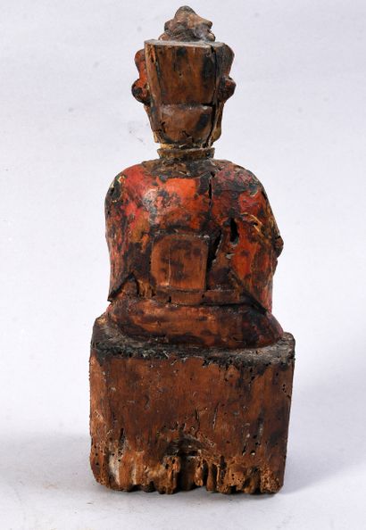 CHINA - 19th century
Polychrome lacquered...