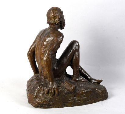 Pierre de LEONARDI (1860 - 1940)
Seated old...