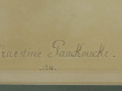Ernestine PANCKOUCKE (1784-1860).
Bouquet...