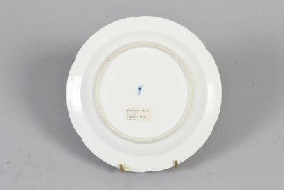 MEISSEN? 
Assiette polylobée en porcelaine...