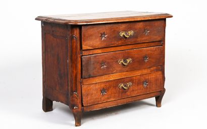 Louis XV style master's chest of drawers...