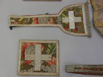 Mismatched set including a chasuble, a manipule,...