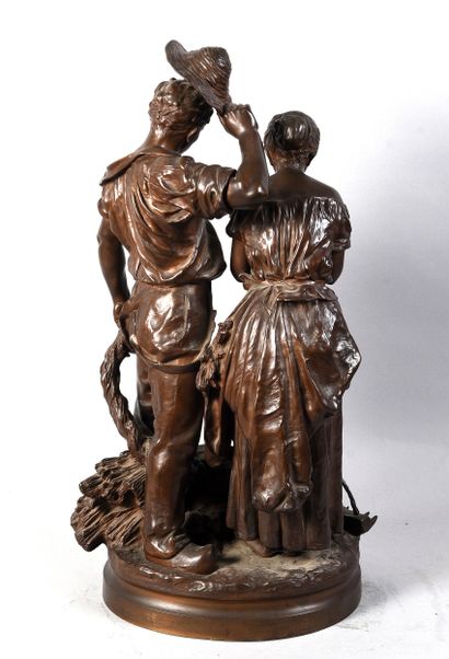 Adrien Etienne GAUDEZ (1845-1902), d'après

L'Angélus,...