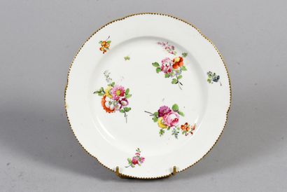 MEISSEN? 
Assiette polylobée en porcelaine...