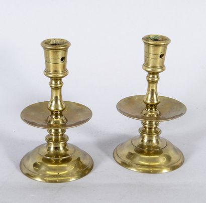 Paire de bougeoirs 