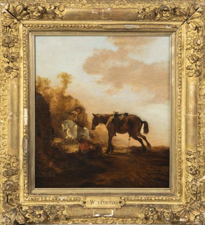 Attribué à Dirk STOOP (1610 - 1686)
Le repos...