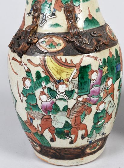 CHINA, late 19th century 
Pair of Nanking...