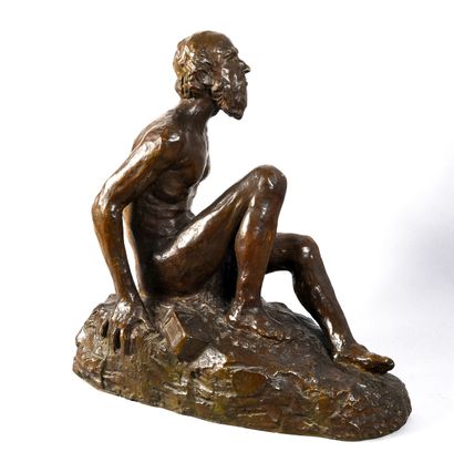 Pierre de LEONARDI (1860 - 1940)
Seated old...