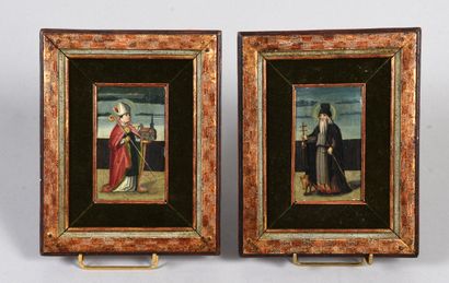 Ecole de la fin du XVIe siècle,
Portraits...